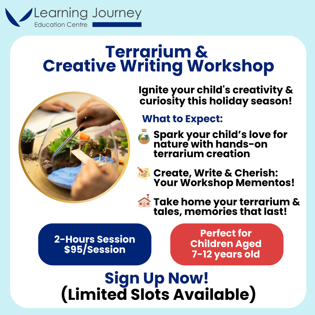 Terrarium & Creative Writing Workshop for ages 7-12