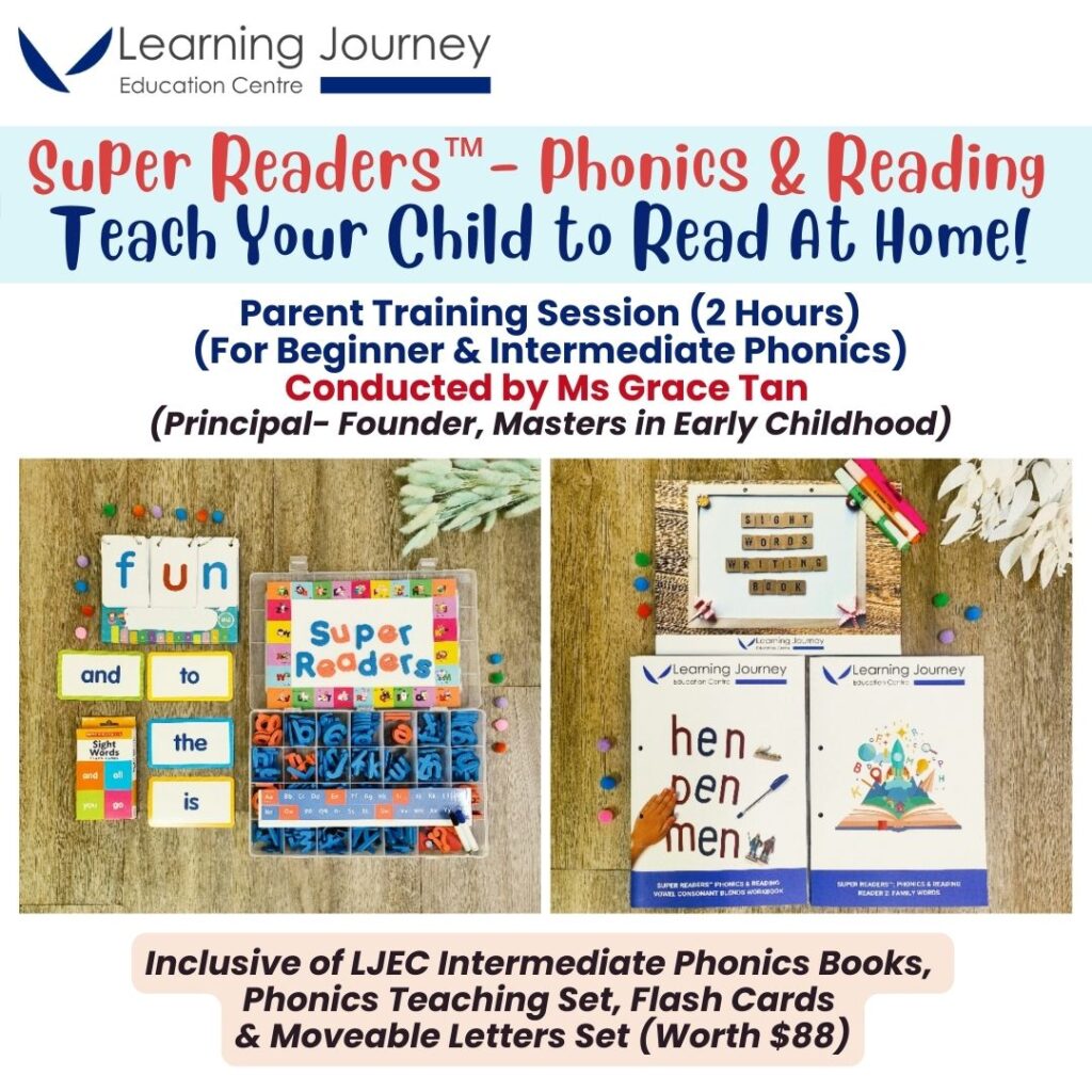 Preschool/Phonics/P1 Prep Workshops - Learning Journey Education Centre