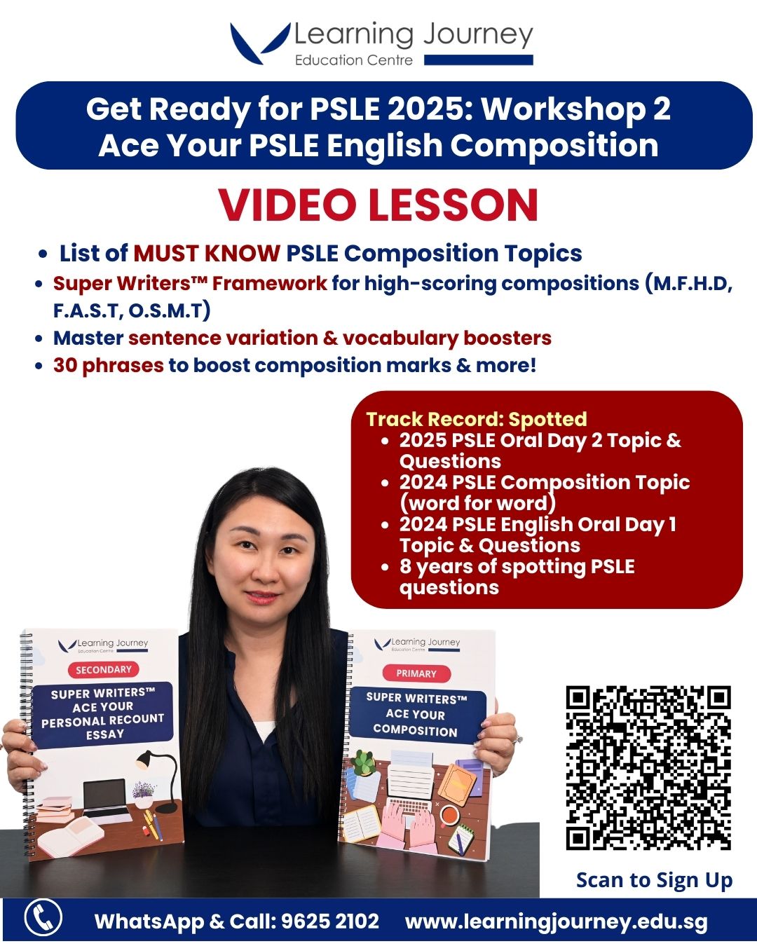 Self Learning Video Lesson Get Ready for PSLE 2025 | English Composition (Workshop 2)