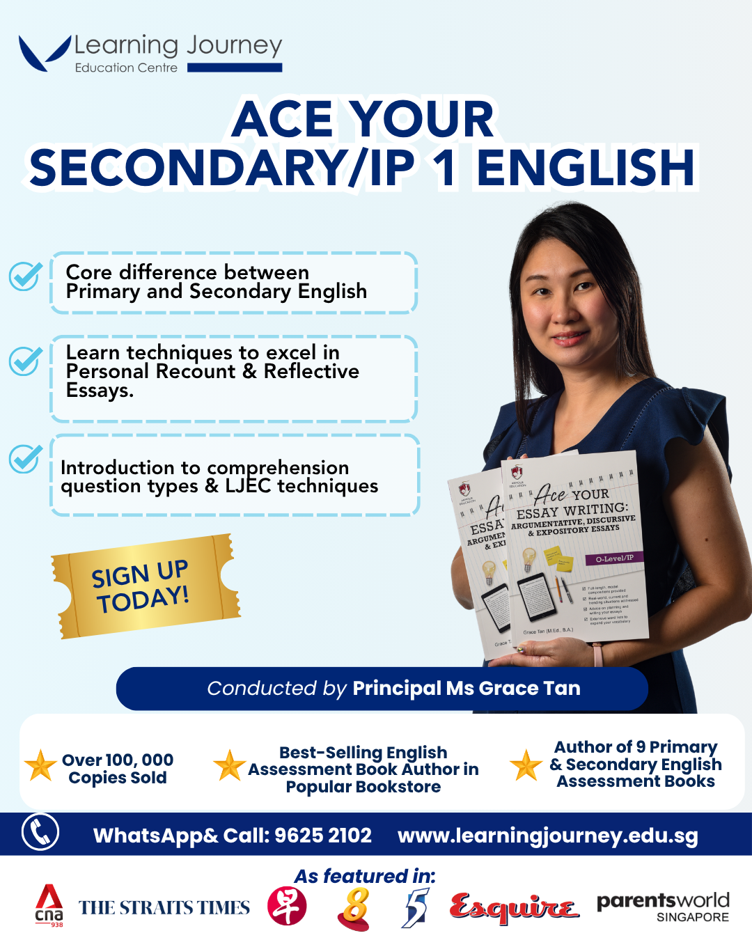For Public Sign up: Introduction to Secondary 1 English (for parents + P6 students going to Secondary 1 in 2027)