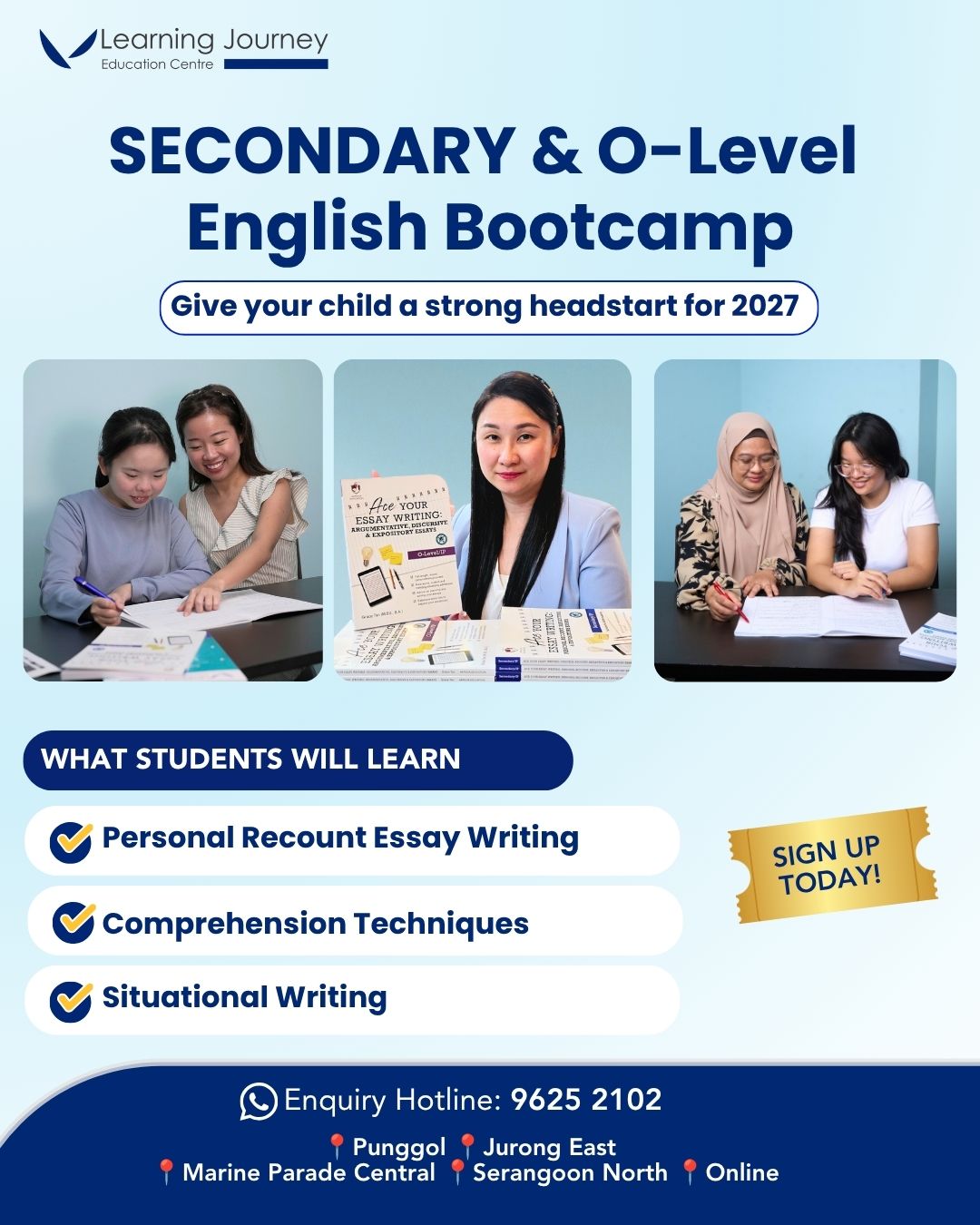 Secondary Intensive English Bootcamp