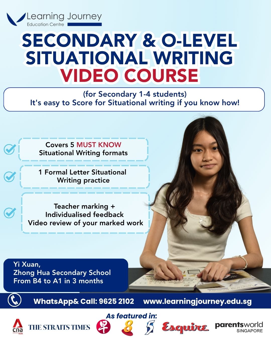 Secondary & O-Level SITUATIONAL WRITING Video Course